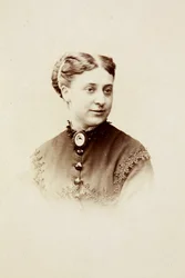 Portrait de Mlle Dunlop, vers les années 1860
