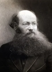Portrait du Prince Pierre Alekseïevitch Kropotkine (1842-1921), révolutionnaire et anarchiste russe