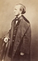 Portrait de Richard Wagner, vers les années 1860