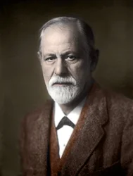 Portrait de Sigmund Freud (1856-1939), psychiatre autrichien.
