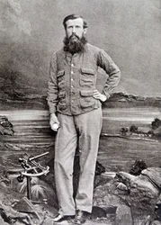 Portrait de Speke, explorateur britannique (1827 - 1864)