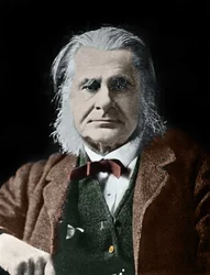 Portrait de Thomas Henry Huxley. Biologiste britannique (1825-1895)