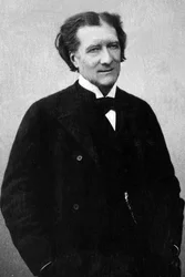 Portrait de Victorien Sardou (1831-1908), dramaturge français.