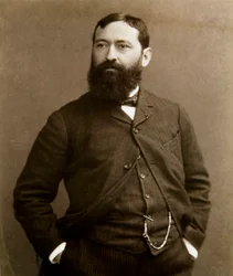 Portrait du peintre italien Giuseppe De Nittis (1846-1884) Photographie