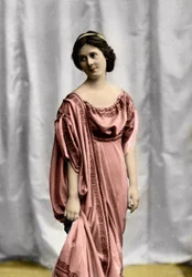 Portrait de la danseuse Isadora Duncan