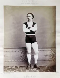 Le gymnaste Jules Leotard - dans « le Centaure » d