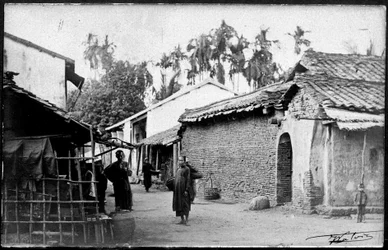 Village du Tonkin vers 1890