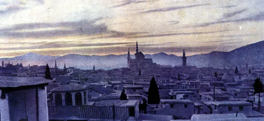 Vue de Damas (Syrie). Autochrome
