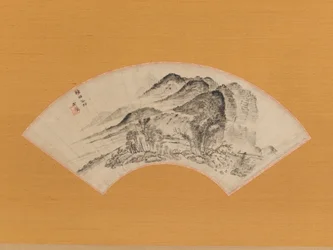Pluie persistante sur la moitié du village, vers 1815-20