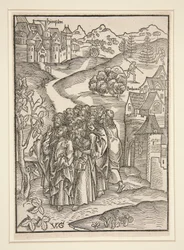 Christ maudissant le figuier stérile