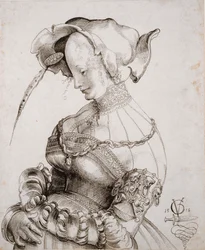 Prostituée en demi-figure, 1518