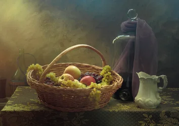 Nature morte classique aux fruits