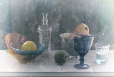 Des pommes croquantes et un verre