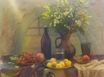 Fruits frais et fleurs