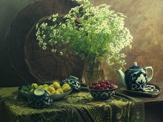 Nature morte aux marguerites d
