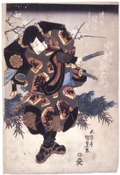 Nakamura Utaemon dans le rôle de Shimizu Kanja Yoshitaka