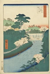 Barrage sur la rivière Otonashi à Ōji, populairement connu sous le nom de «Grande Cascade»