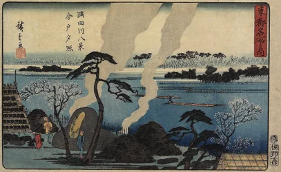 Lueur du soir à Imado, vers 1840-1842