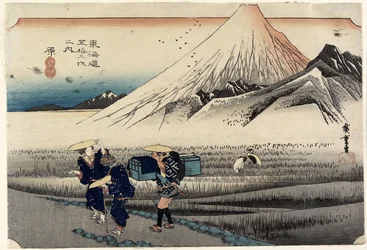 Fuji le matin, Hara, vers 1833