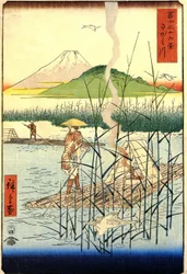 Hiroshige, La rivière Sagami