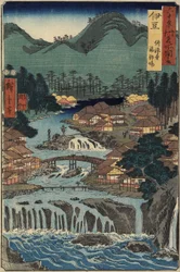 Sources chaudes à Shuzenji, province d