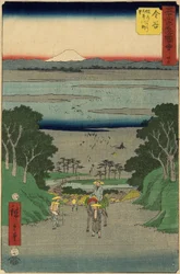 No.25 Rivière O-i, Kanaya, juillet 1855