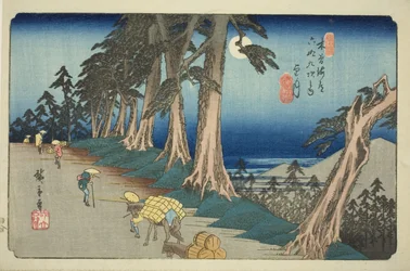 No. 26 : Mochizuki, de la série "Soixante-neuf Stations du Kisokaido (Kisokaido rokujukyu tsugi no uchi)"