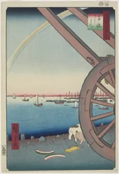 Foire aux bœufs à Takanawa, avril 1857