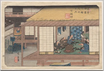 Shimosuwa, de la série Soixante-neuf stations du Kisokaidō