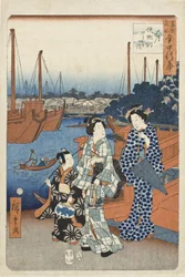 Sixième mois, visite pour voir le Fuji, Teppozu