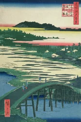 Ponts Sugatami et Omokage et Jariba à Takata, de la série 