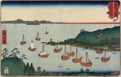 Uraga dans la province de Sagami, juillet 1858
