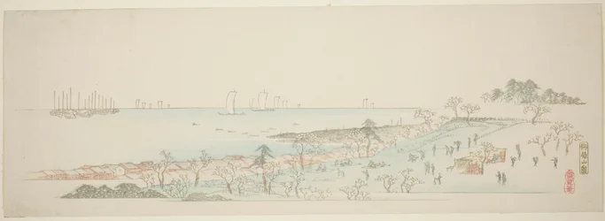 Vue de la colline de Goten (Gotenyama no zu), de la série "Treize vues des environs d