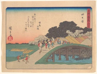 Yokkaichi, de la série Les cinquante-trois stations de la route du Tōkaidō