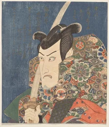 Ichikawa Danjūrō VII habillé pour un rôle
