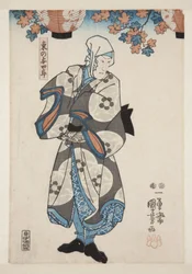 Acteur Ichimura Uzaemon XII en Higashino no Yoshiro