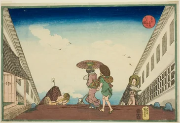 Kasumigaseki, de la série "Lieux célèbres de la capitale orientale"