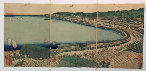 Processions de Daimyo passant le long du Tokaido