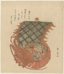Homard comme navire chargé de trésors