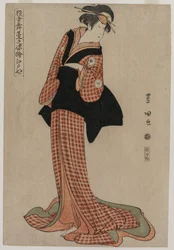 Iwai Kiyotaro (Edoya) en Okaru (de la série Images d