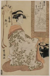 Takigawa de Ōgiya, de la série Beautés comme les sept Komachi