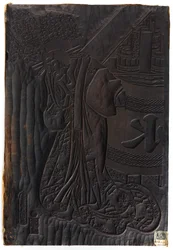 Figure de femme, période Edo, vers 1800-1835