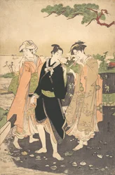 Le long du rivage à Futami