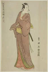 Takinoya : Ichikawa Monnosuke II comme Soga no Juro, de la série "Portraits d