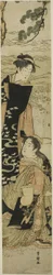 Les sœurs Matsukaze et Murasame sur les rives de Suma
