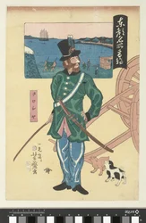 Officier russe à Takanawa