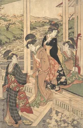 Groupe de femmes sur l