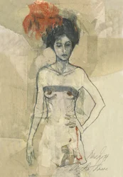 Portrait abstrait d