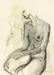 Nu féminin contemplatif