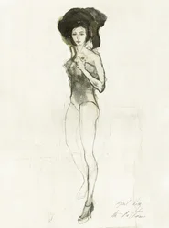 Dessin de figures de mode